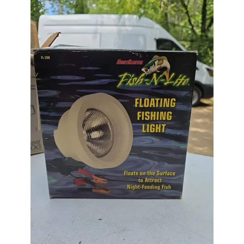 Vintage Night Blaster Floating Fish-N-Lite 12V Optronics w/ Box
